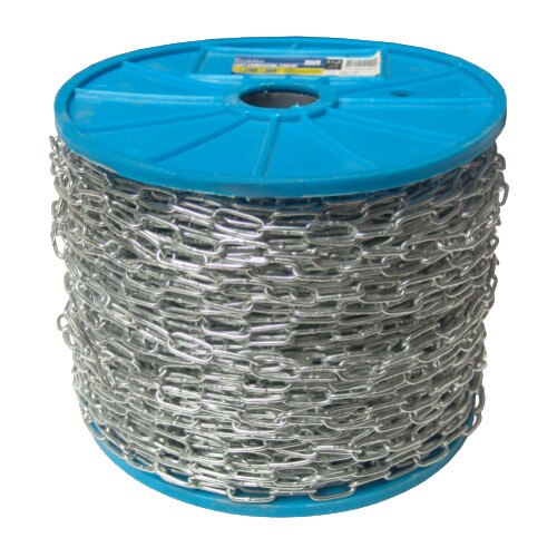Lant comercial zincat pe rola din plastic, 2mm, 100m